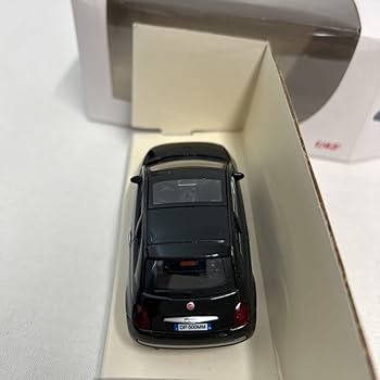 Amazon | FIAT ディーラー特注 MONDO MOTORS 1/43 Nuova FIAT500 Black